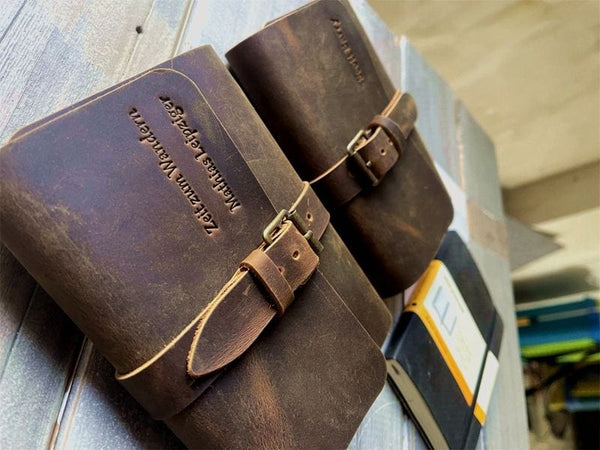 Rustic Brown Small Pocket Leather Journal