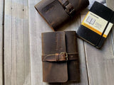 Brown Rustic Brown Small Pocket Leather Journal