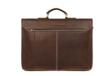 leather laptop shoulder bag