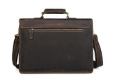 daek brown leather laptop briefcase laptop