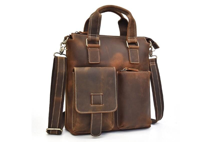 12 Inch Leather Laptop Bags for Men – LeatherNeo