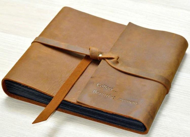Personalized Leather Bridal Shower Guest Book