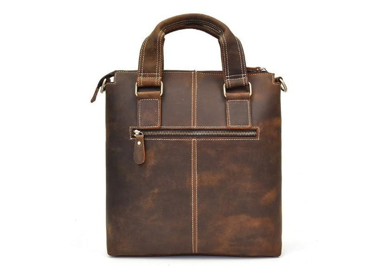 12 inch mens leather laptop bag