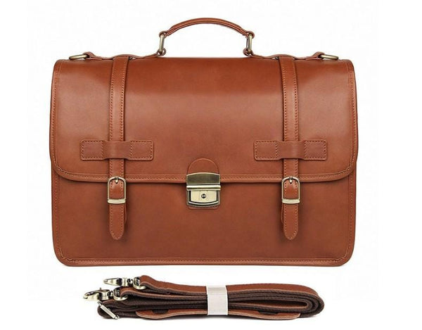 Womens and Mens Large Leather Travel Laptop Bags