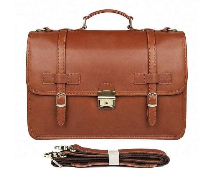 Womens and Mens Large Leather Travel Laptop Bags