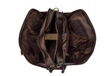 mens brown stylish best leather laptop bag