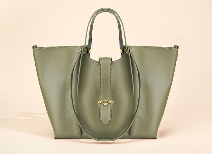 Designer Women's Leather Tote Handbag