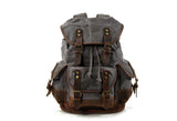 waxed canvas backpack mens