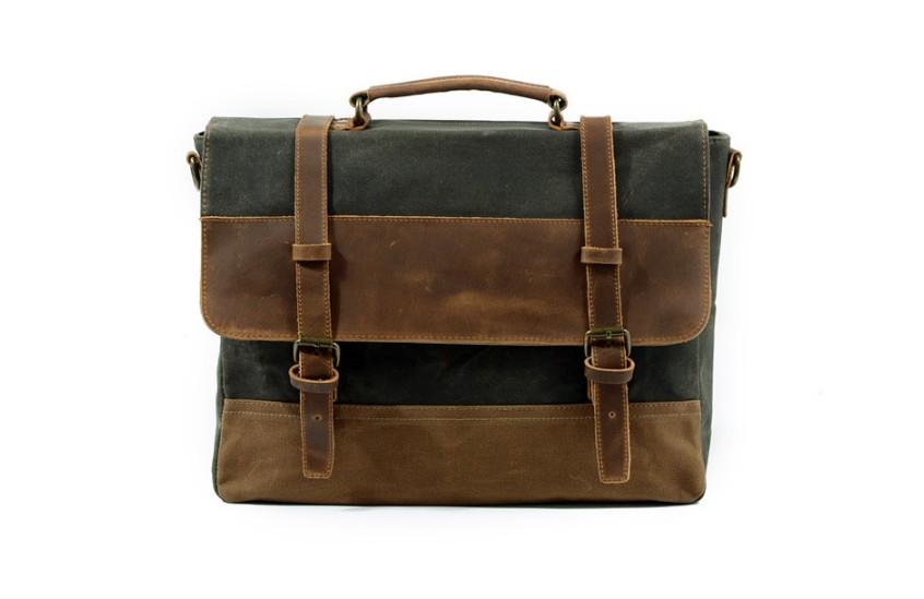 Canvas & Leather Bags for Men as Christmas Present