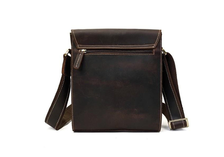 womens dark brown leather satchel bag with zipper