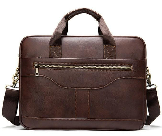 leather laptop messenger bag