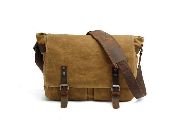 canvas messenger bag for school