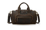 mens leather weekend travel bag