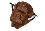 genuine large leather backpack purse for women