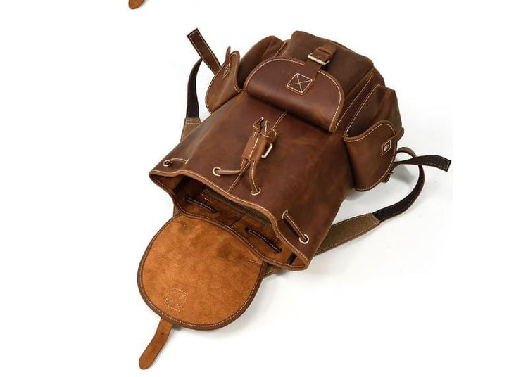 leather bag backpack
