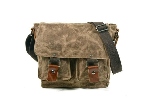 canvas crossbody messenger bag