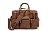 leather travel duffel bag