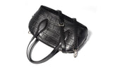 Black Women's Crococdile Leather Handbag