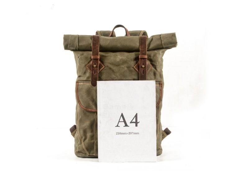 Canvas Leather Backpacks for School Student – LeatherNeo Canvas Leather Backpacks for School Student – LeatherNeo