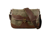 Womens Vintage canvas crossbody messenger bag