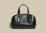 Small Women's Crococdile Leather Tote Handbag