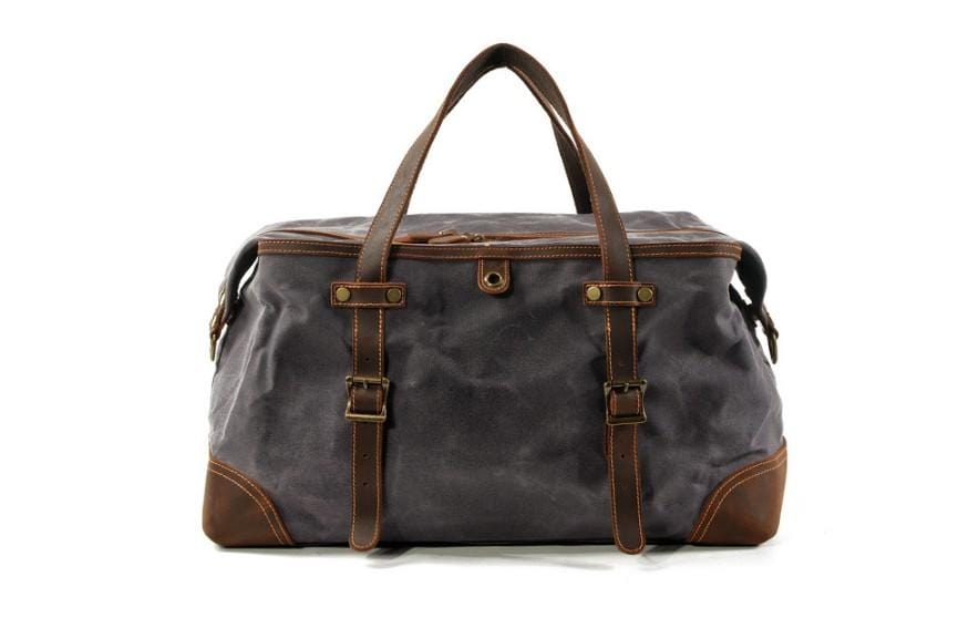 Canvas leather travel bag online