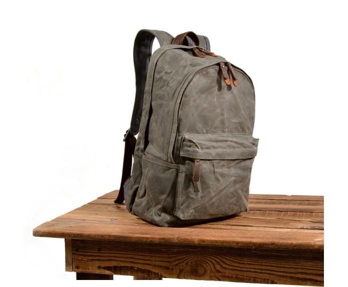 Womens Black Canvas Backpack Bags – LeatherNeo
