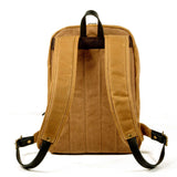 mens canvas backpack khaki