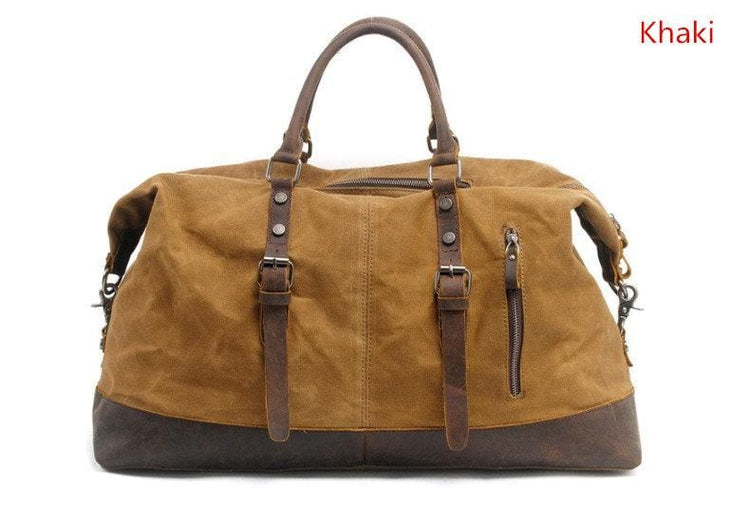 waxed canvas outdoor bag