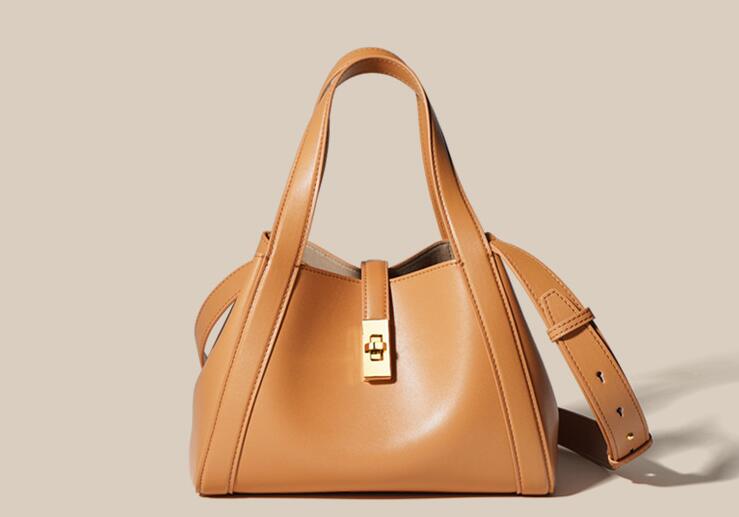 Designer Women's Leather Tote Crossbody Handbag