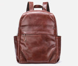 Luxury Black Leather Backpack Bag