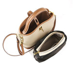 Women's Leather Tote Crossbody Handbag