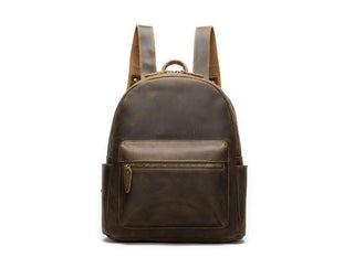 vintage leather diaper backpack bag