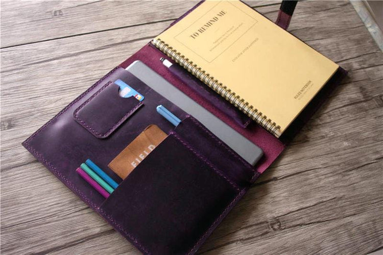 personalized leather padfolio