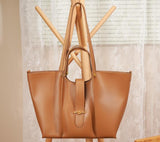 Brown Women's Leather Tote Handbag