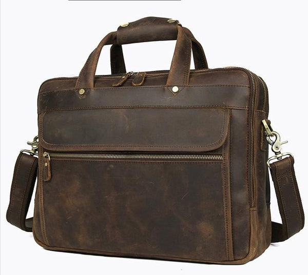 Sac Ordinateur 15″ – Marron Italien – Hideonline – Neuf Avec étiquette