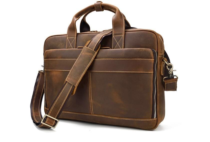 15 Inch Womens Brown Leather Laptop Bags – LeatherNeo