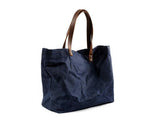 blue canvas tote bags