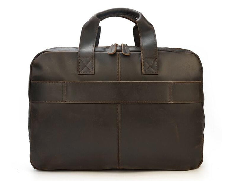 leather luggage duffle bag mens