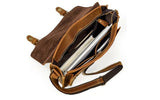 mens leather messenger bag