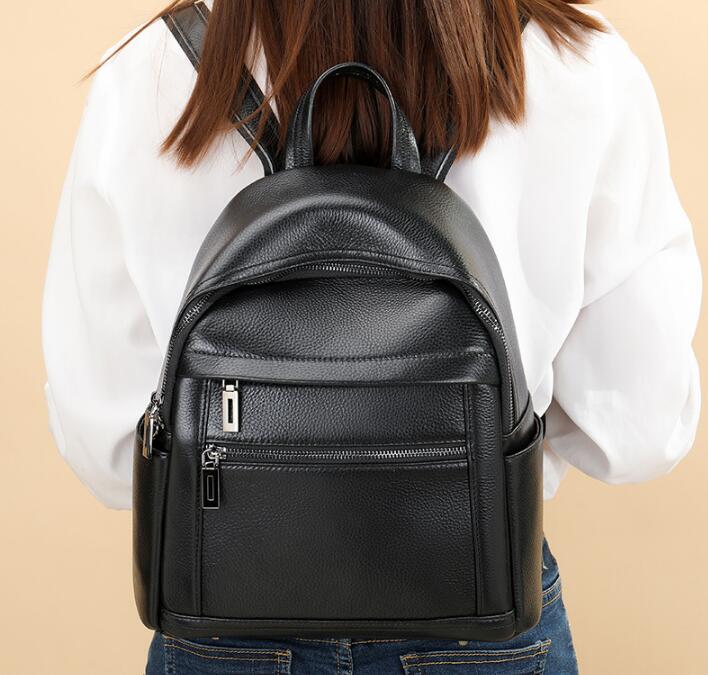 black leather backpack womens Brielle 2.0 Convertible Purse for Women | Modern+Chic Coffee certified tannery and features elegant gold Nylon Leather Backpack Black Womens