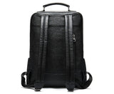 luxury black leather backpack purse