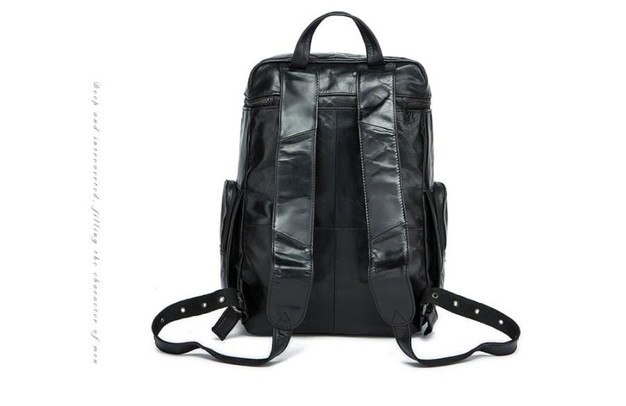 black leather backpack purse med Womens Small Soft Black Leather Backpack Purse