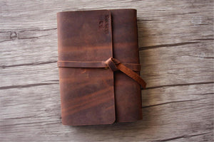Leather Memorial Service Guest Book
