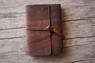 Leather Memorial Service Guest Book