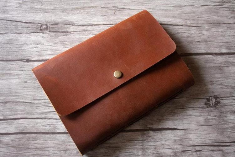 custom Small Leather Sketchbook
