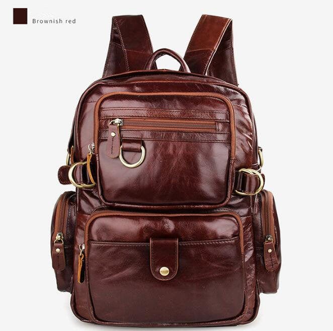 Große schwarze Leder-Rucksack-Geldbeutel-Tasche – LeatherNeo Große schwarze Leder-Rucksack-Geldbeutel-Tasche – LeatherNeo