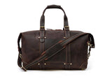 handmade men's duffle bag