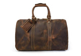 vintage leather luggage bag 
