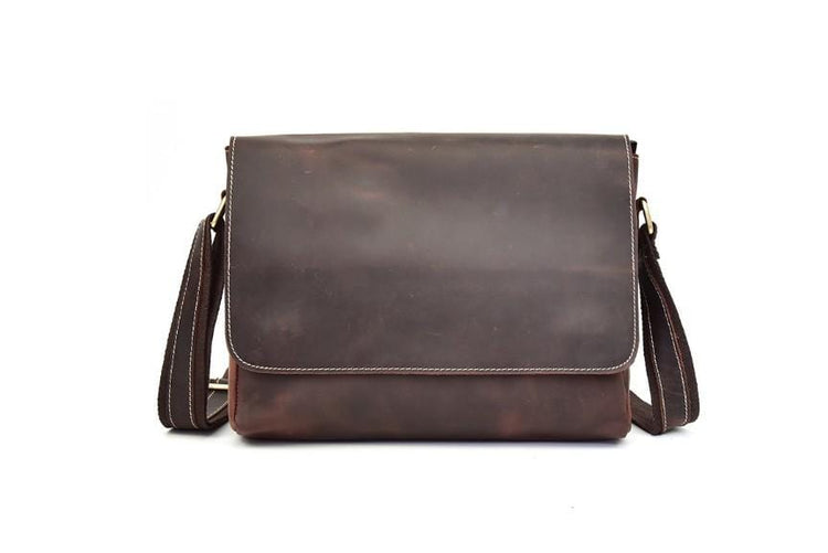 leather messenger bag for school